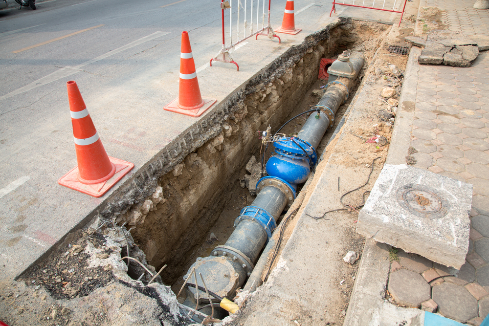 open straat, riolering